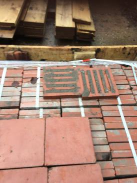 6 x 6 inch quarry tiles red 