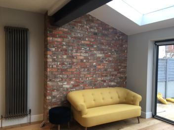 Feature Brick Wall Reclaimed Bricks