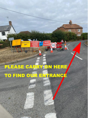 PLEASE CARRY ON HERE  TO FIND OUR ENTRANCE